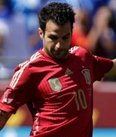 Adidas World Cup 2014 Spain Away Jersey. Number #8 Xavi